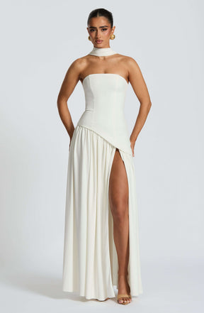 Maliyah Maxi Dress - Ivory Ryvelle