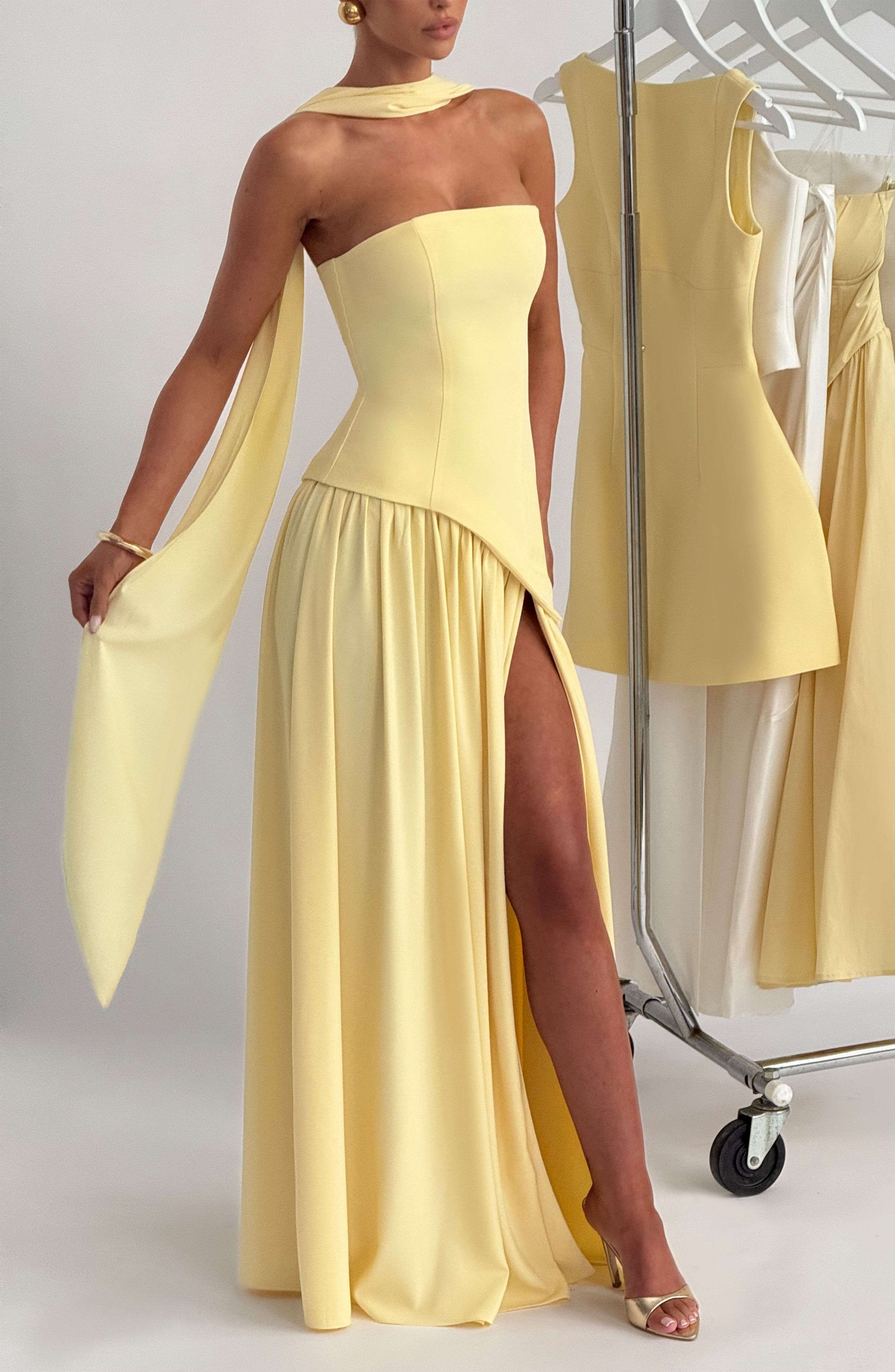 Maliyah Maxi Dress - Lemon Ryvelle