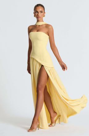 Maliyah Maxi Dress - Lemon Ryvelle