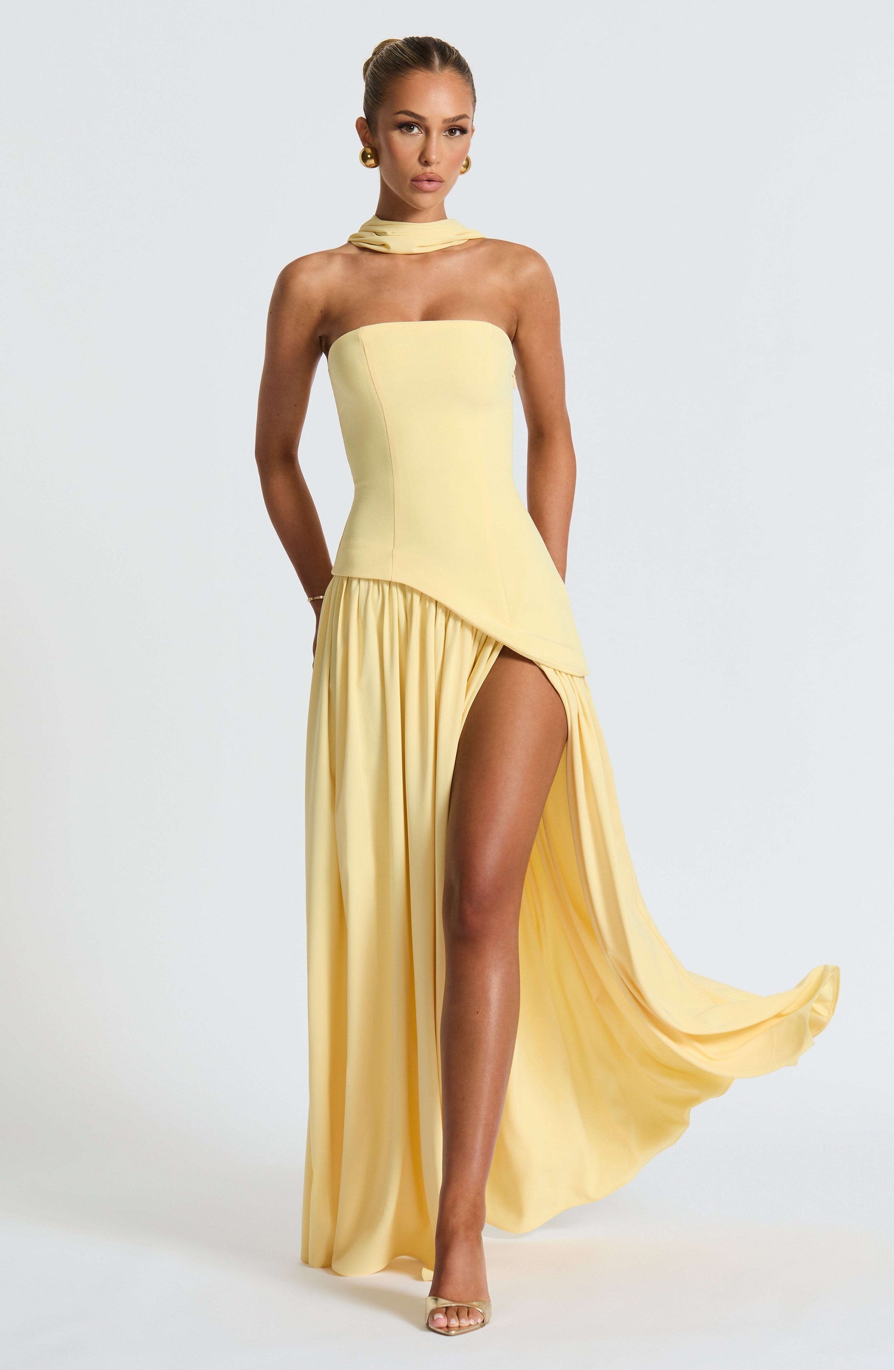 Maliyah Maxi Dress - Lemon Ryvelle