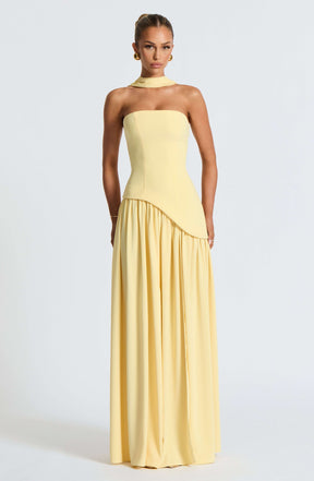 Maliyah Maxi Dress - Lemon Ryvelle