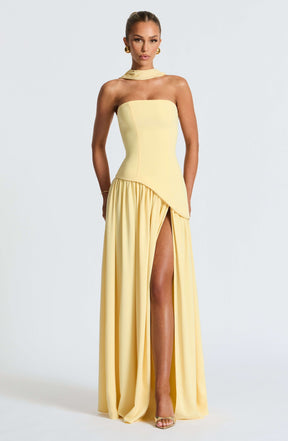 Maliyah Maxi Dress - Lemon Ryvelle