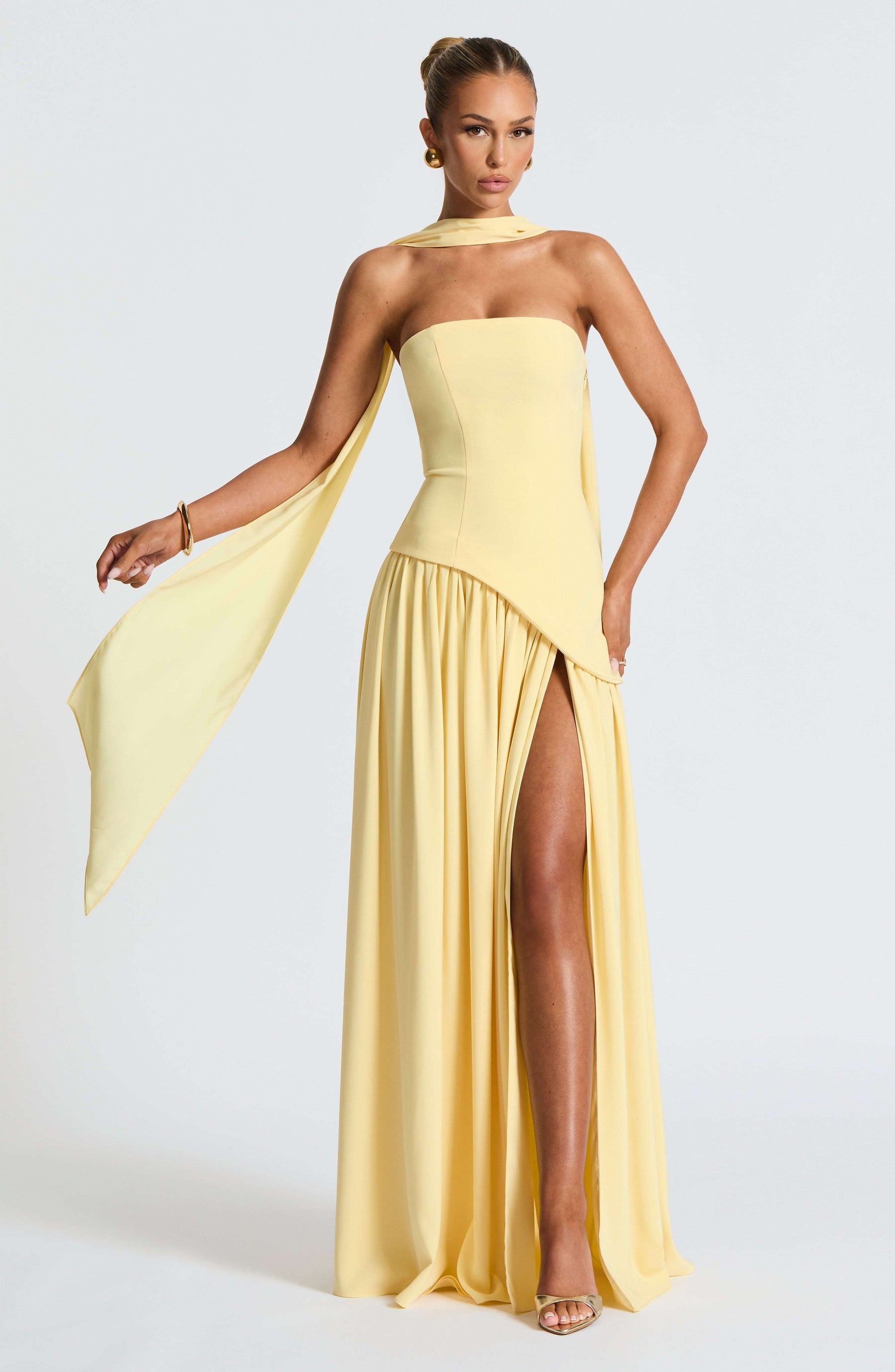 Maliyah Maxi Dress - Lemon Ryvelle