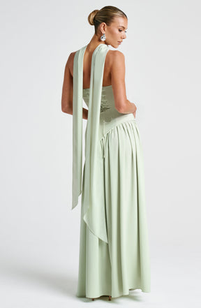 Maliyah Maxi Dress - Mint Ryvelle