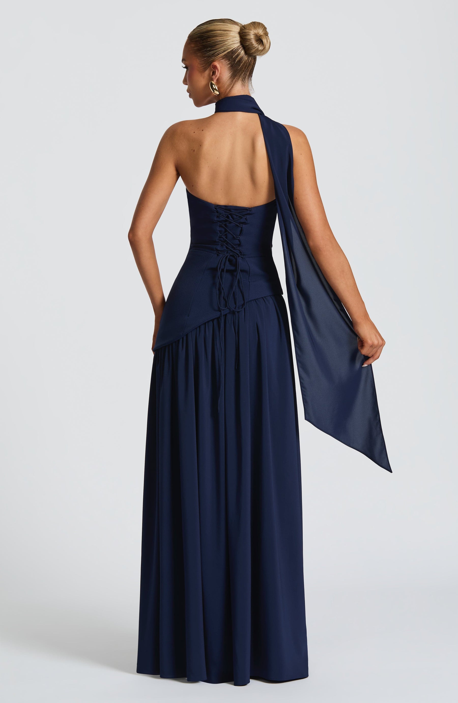 Maliyah Maxi Dress - Navy Ryvelle