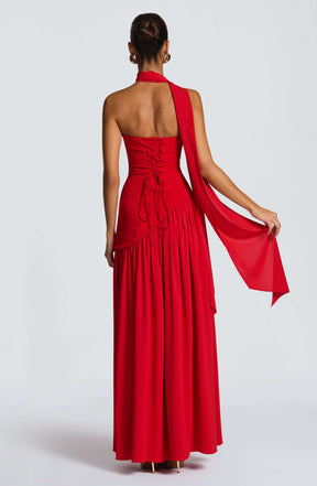 Maliyah Maxi Dress - Red Ryvelle