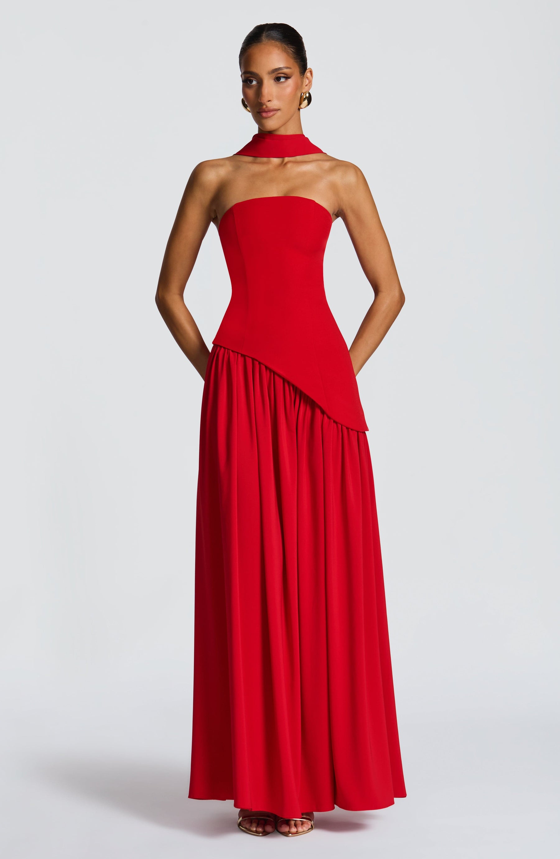 Maliyah Maxi Dress - Red Ryvelle