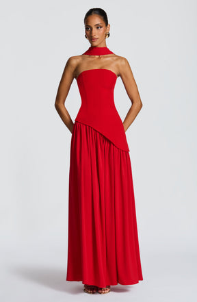Maliyah Maxi Dress - Red Ryvelle