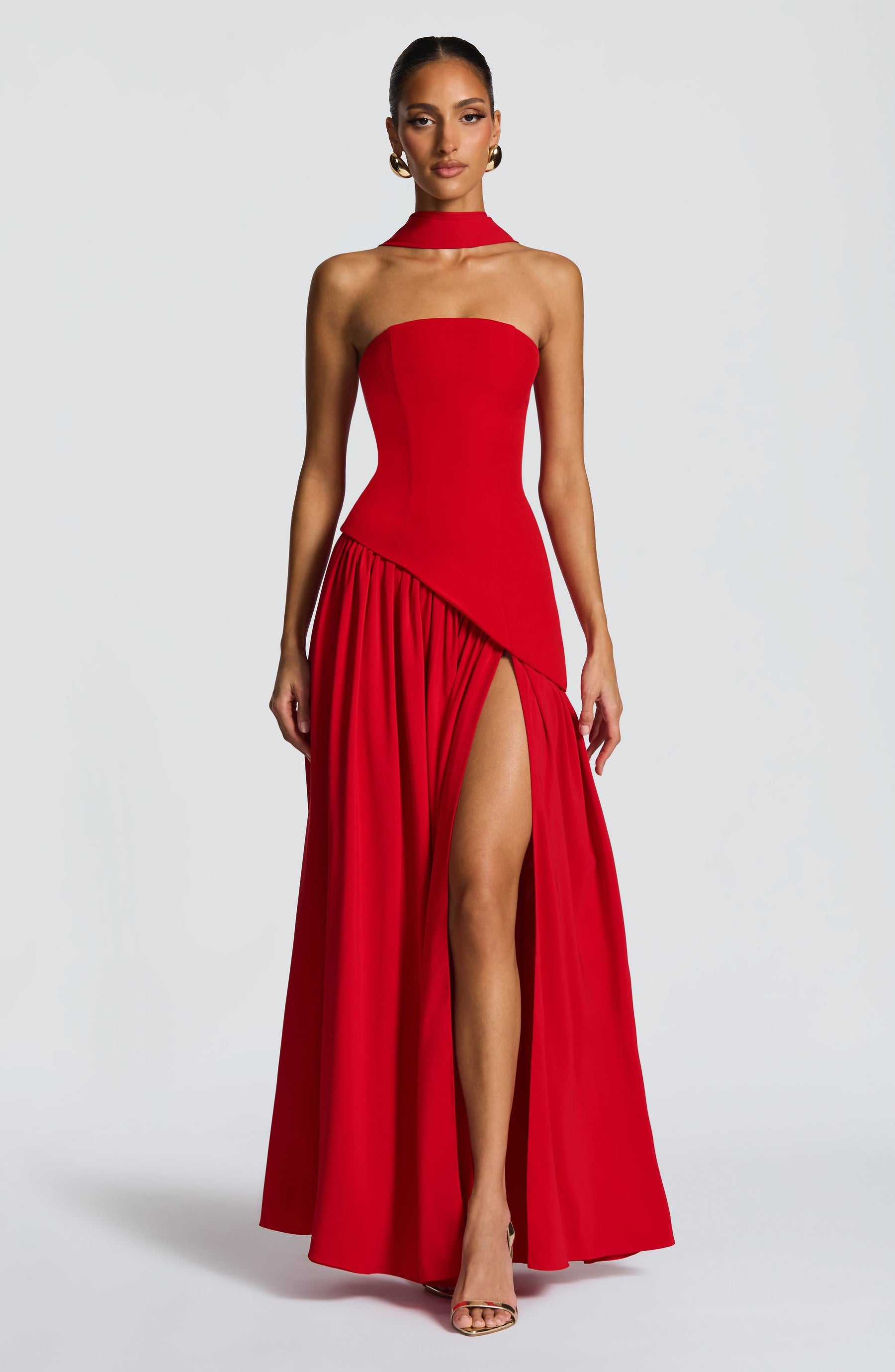 Maliyah Maxi Dress - Red Ryvelle