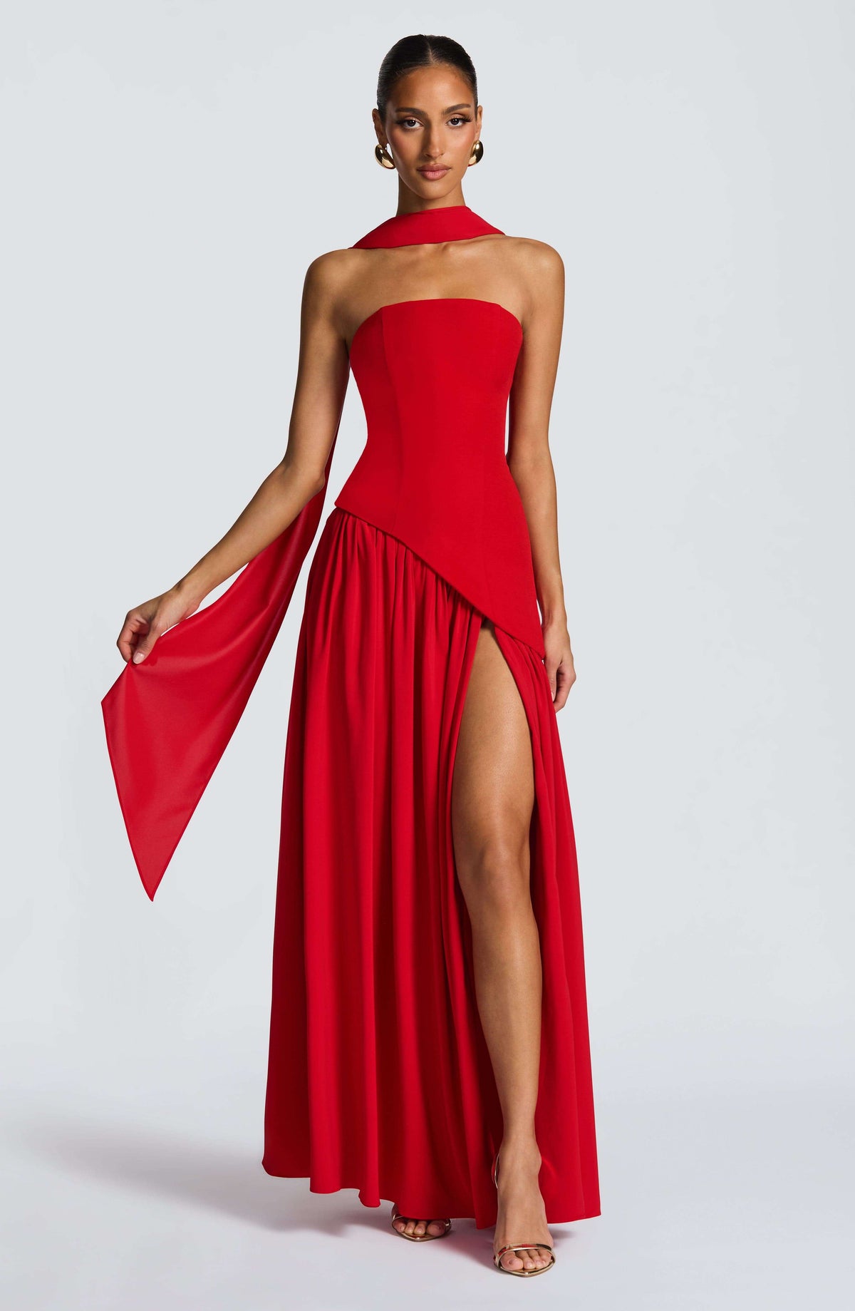 Maliyah Maxi Dress - Red Ryvelle
