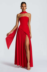 Maliyah Maxi Dress - Red Ryvelle