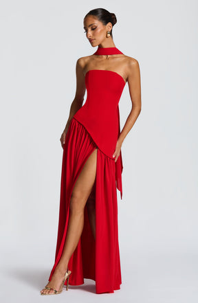 Maliyah Maxi Dress - Red Ryvelle