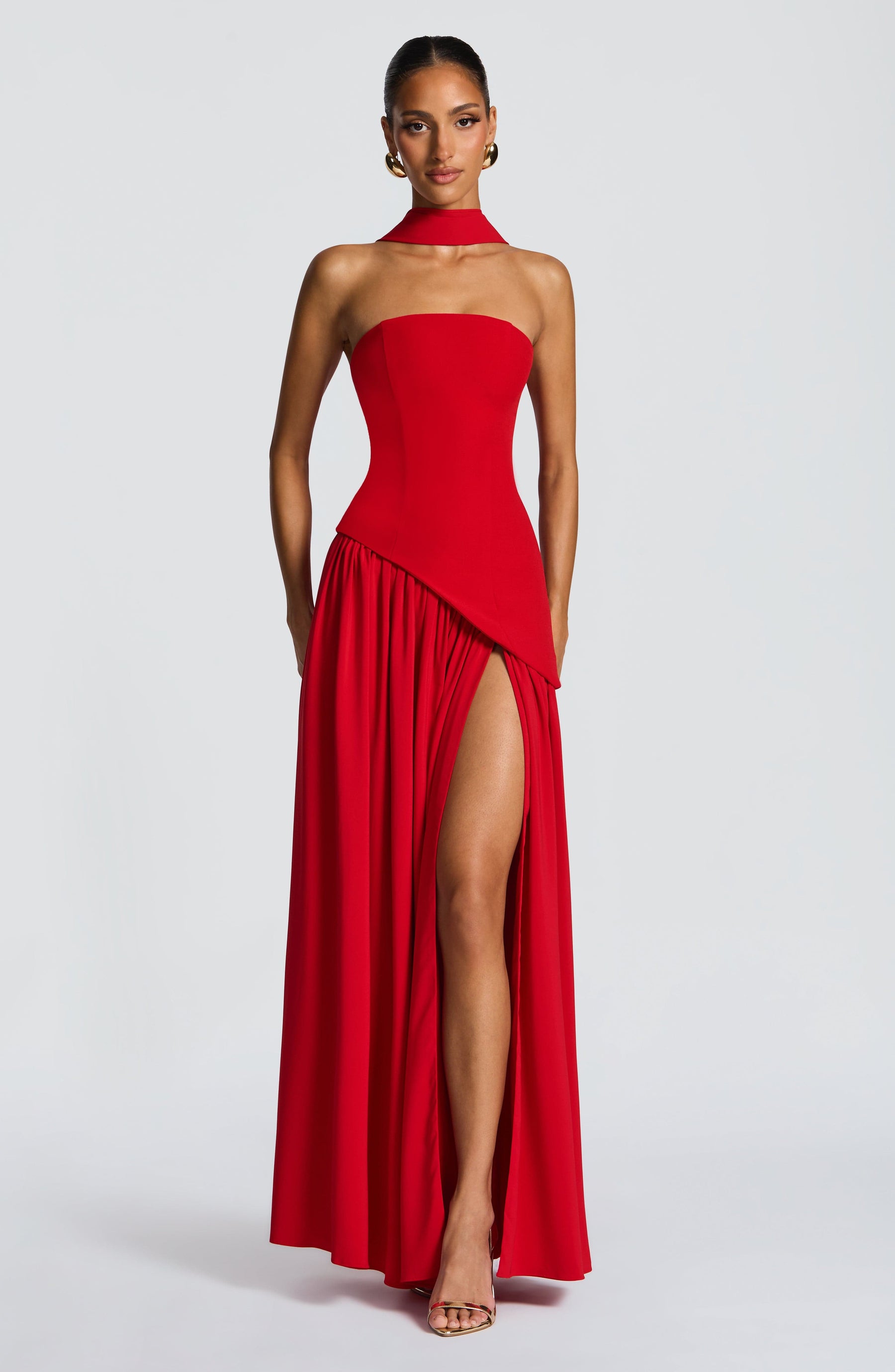 Maliyah Maxi Dress - Red Ryvelle