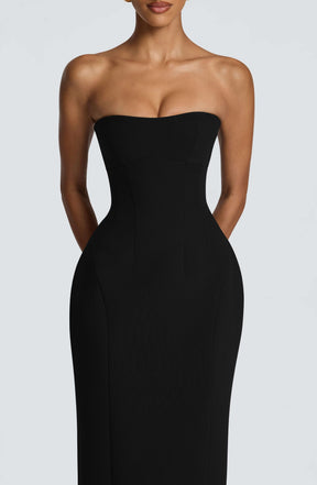 Manon Maxi Dress - Black Ryvelle