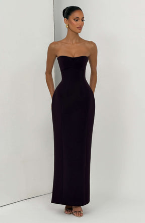 Manon Maxi Dress - Black Ryvelle
