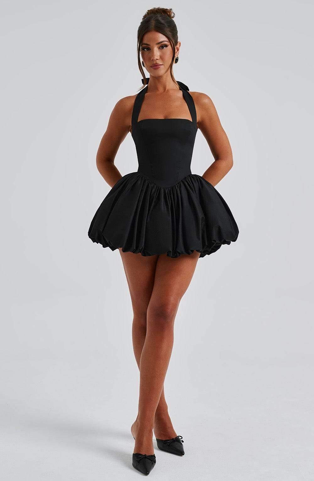 Maricia Mini Dress - Black Ryvelle