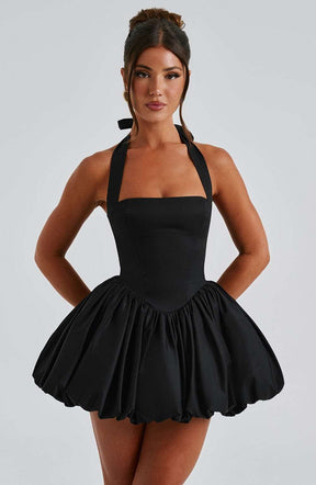 Maricia Mini Dress - Black Ryvelle