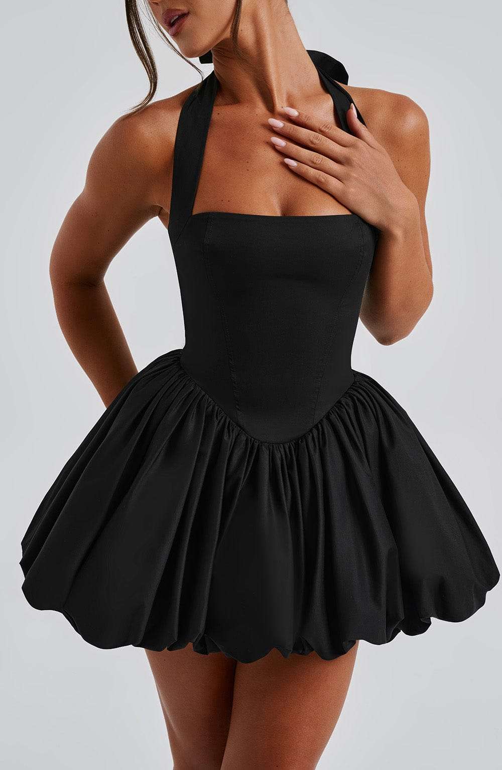 Maricia Mini Dress - Black Ryvelle