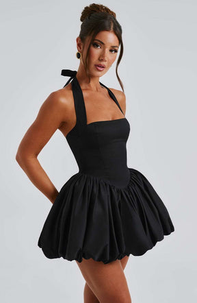 Maricia Mini Dress - Black Ryvelle