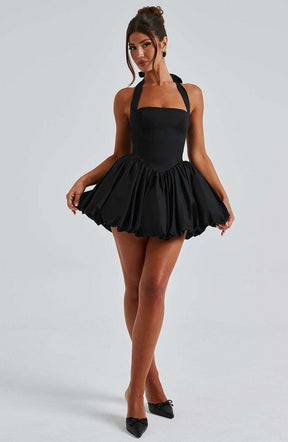 Maricia Mini Dress - Black Ryvelle