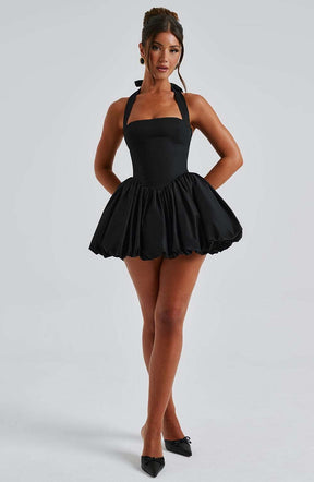 Maricia Mini Dress - Black Ryvelle