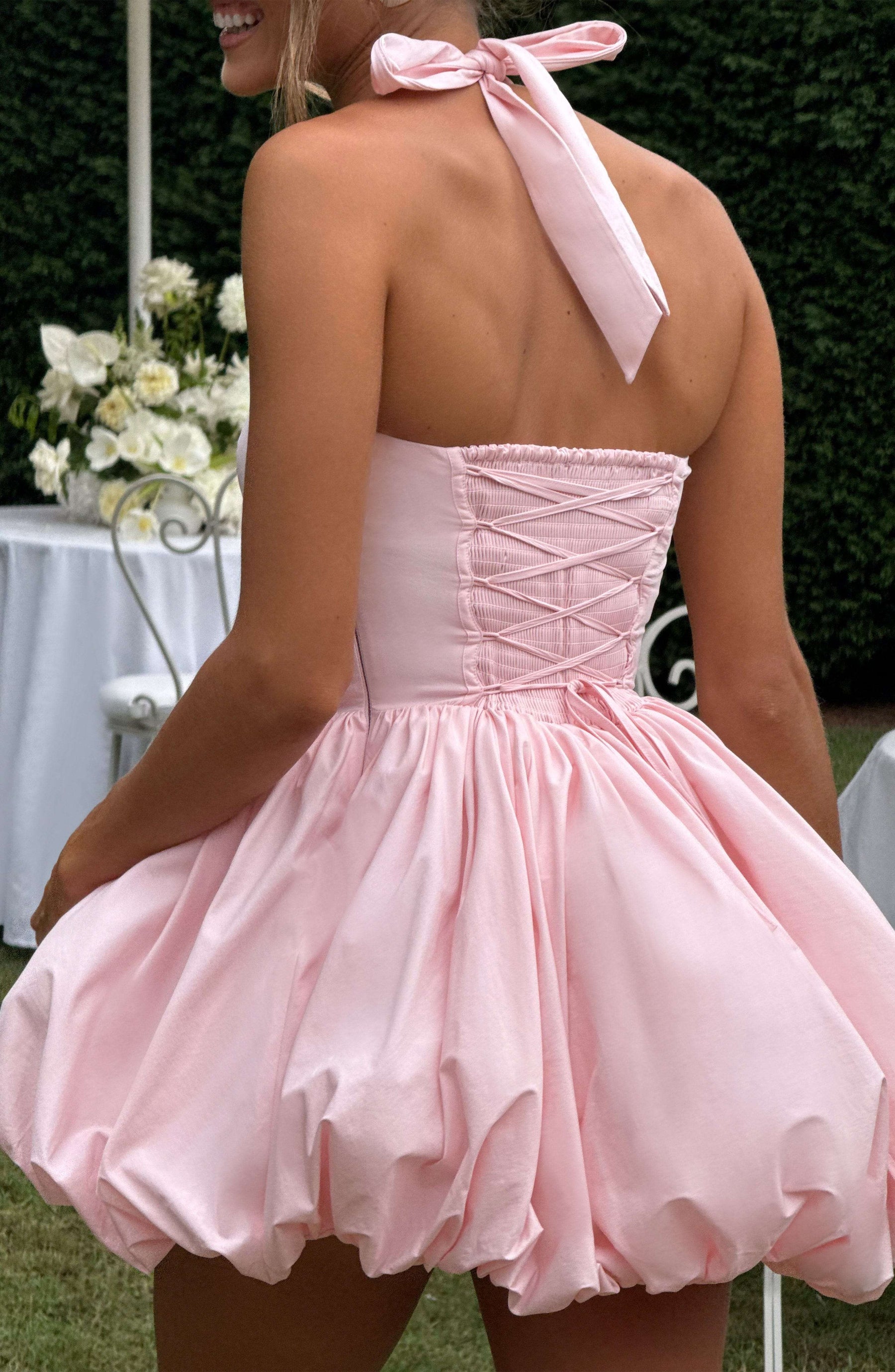 Maricia Mini Dress - Blush Ryvelle
