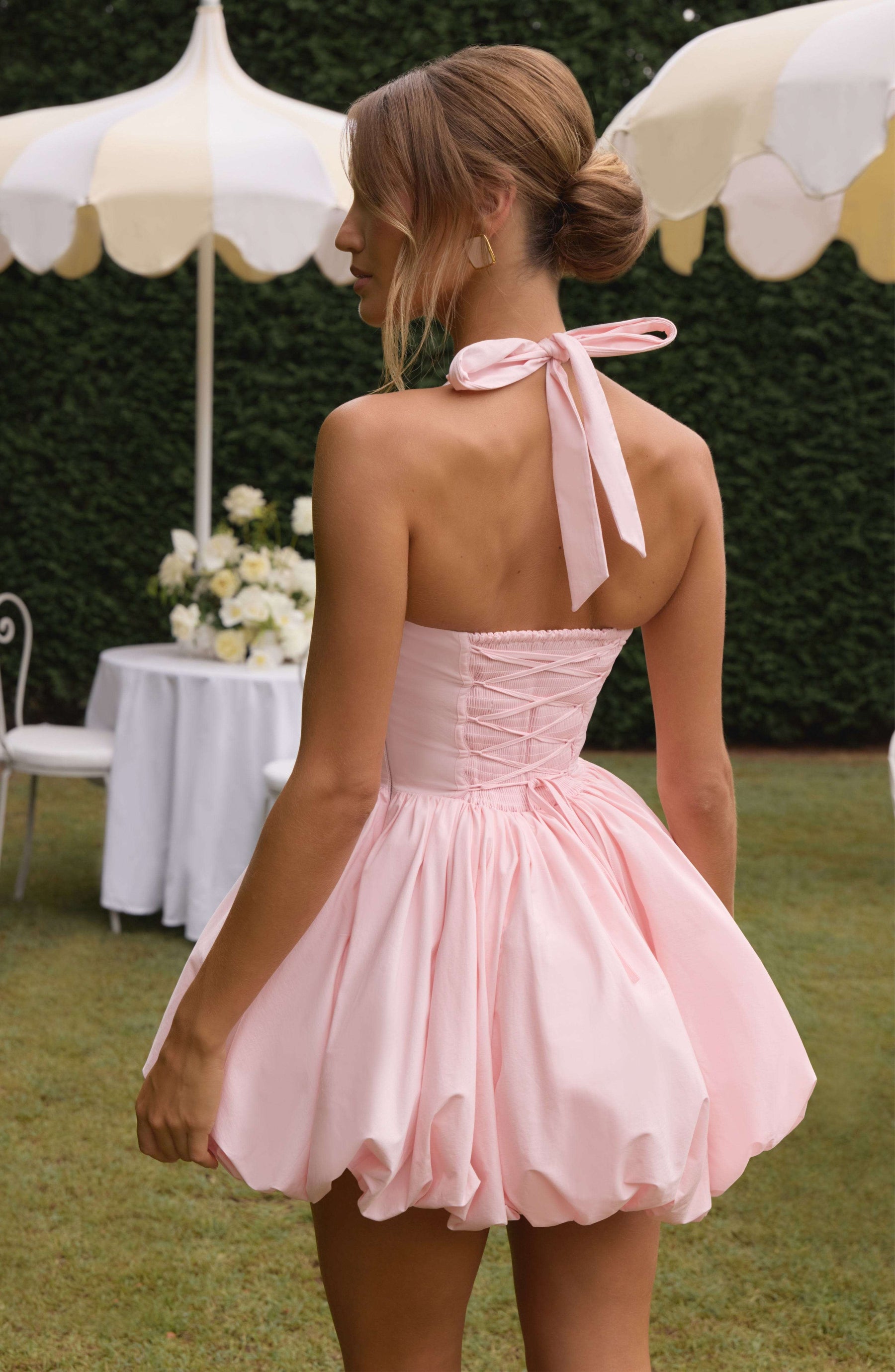 Maricia Mini Dress - Blush Ryvelle