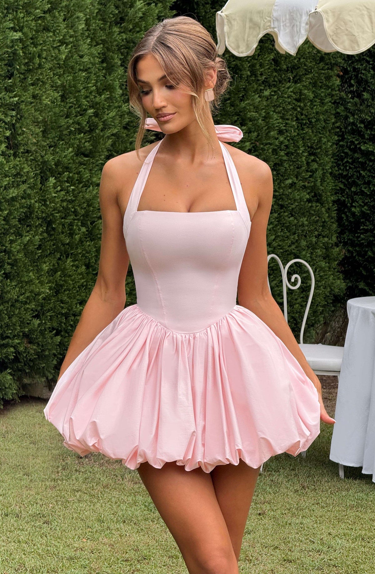 Maricia Mini Dress - Blush Ryvelle