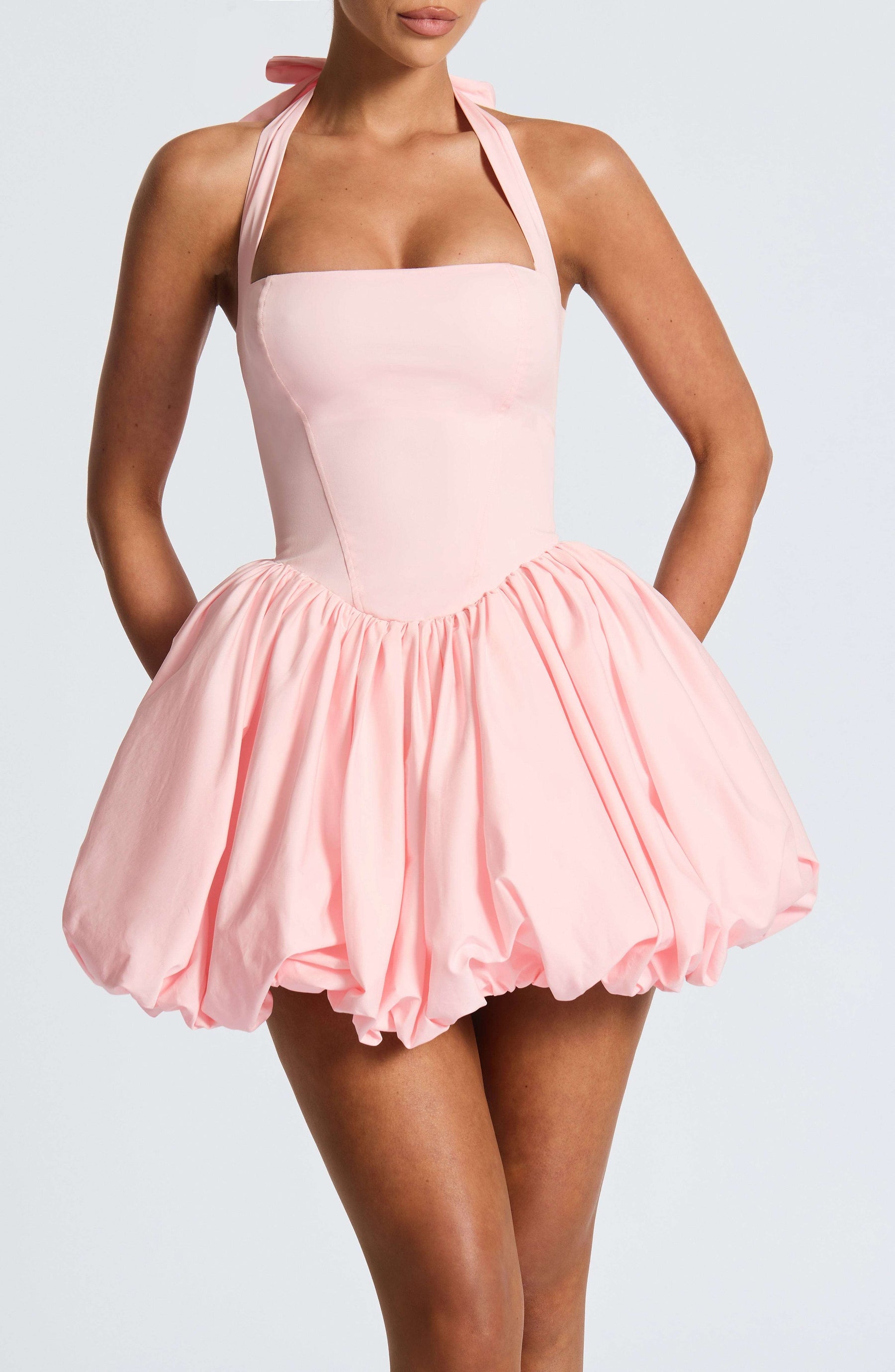 Maricia Mini Dress - Blush Ryvelle