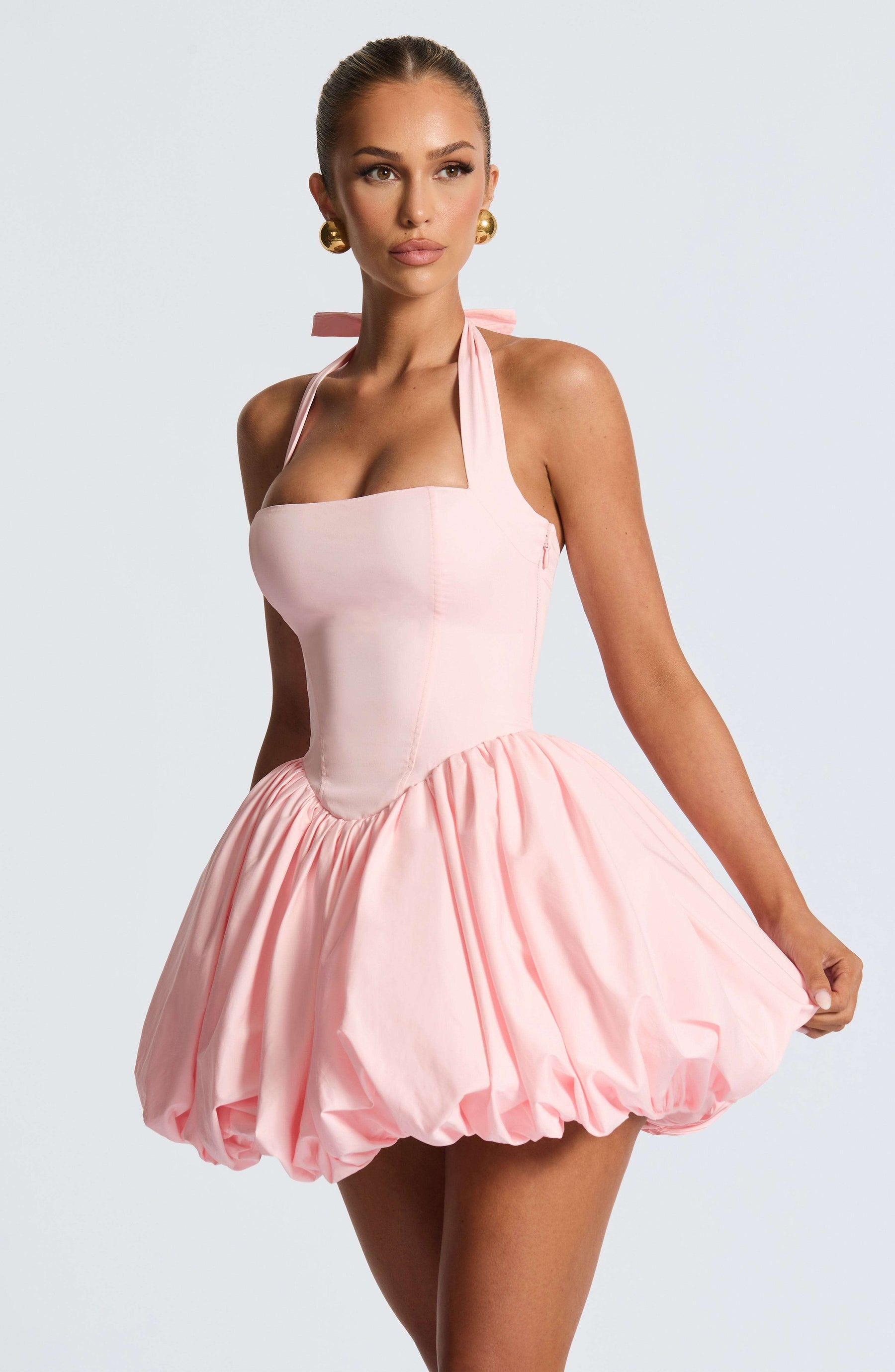 Maricia Mini Dress - Blush Ryvelle