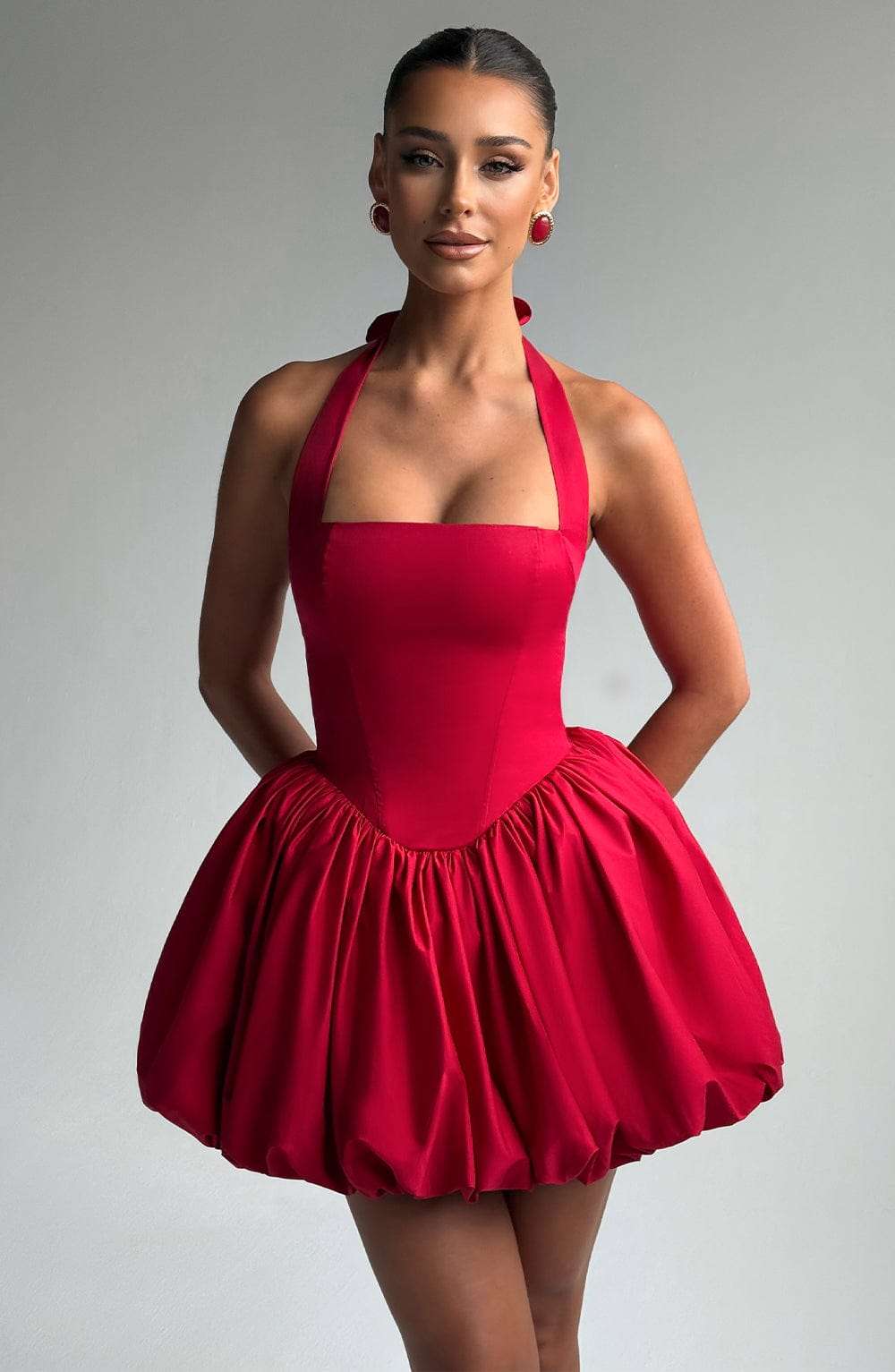Maricia Mini Dress - Red Ryvelle