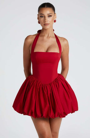 Maricia Mini Dress - Red Ryvelle
