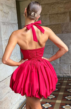 Maricia Mini Dress - Red Ryvelle