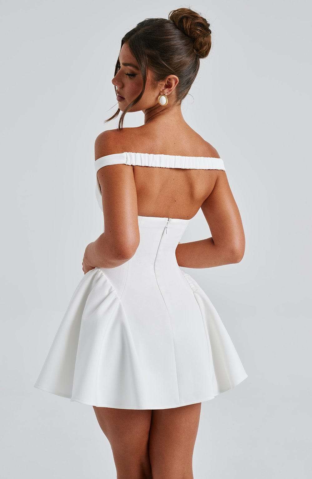 Marla Mini Dress - Ivory Ryvelle
