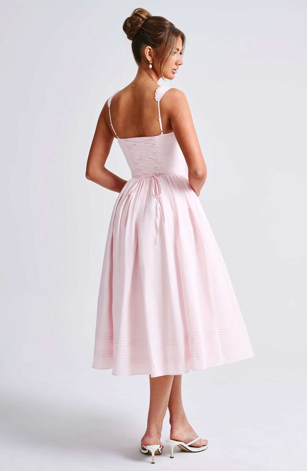 Marlena Midi Dress - Blush Ryvelle