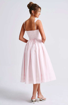 Marlena Midi Dress - Blush Ryvelle