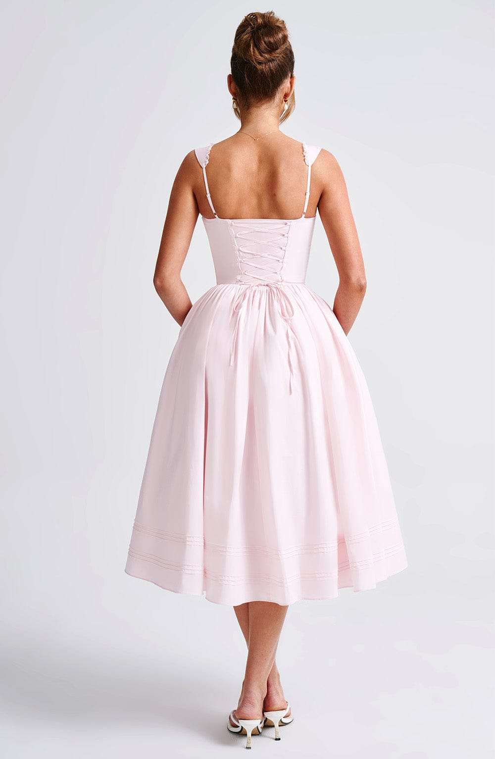 Marlena Midi Dress - Blush Ryvelle