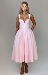 Marlena Midi Dress - Blush Ryvelle
