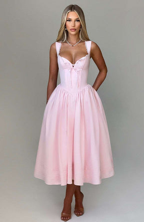 Marlena Midi Dress - Blush Ryvelle