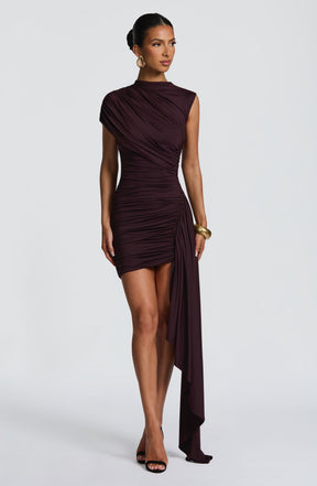 Marnie Mini Dress - Plum Ryvelle