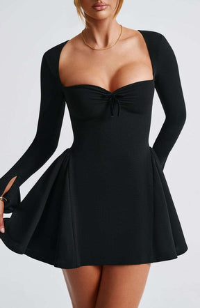 Megan Mini Dress - Black Ryvelle