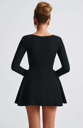 Megan Mini Dress - Black Ryvelle
