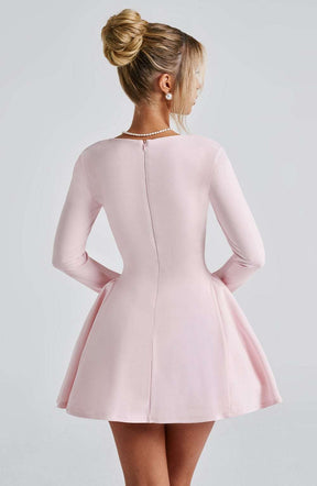 Megan Mini Dress - Blush Ryvelle