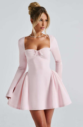 Megan Mini Dress - Blush Ryvelle