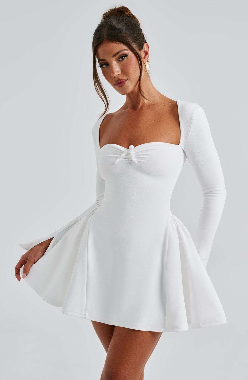 Megan Mini Dress - Ivory Ryvelle