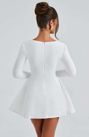 Megan Mini Dress - Ivory Ryvelle