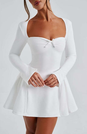 Megan Mini Dress - Ivory Ryvelle