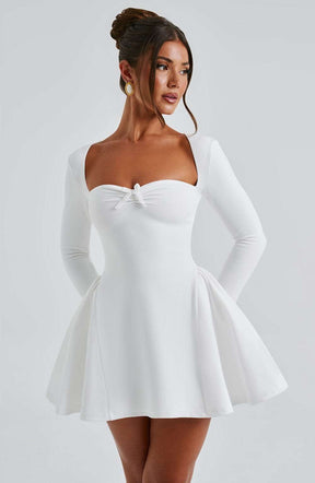 Megan Mini Dress - Ivory Ryvelle
