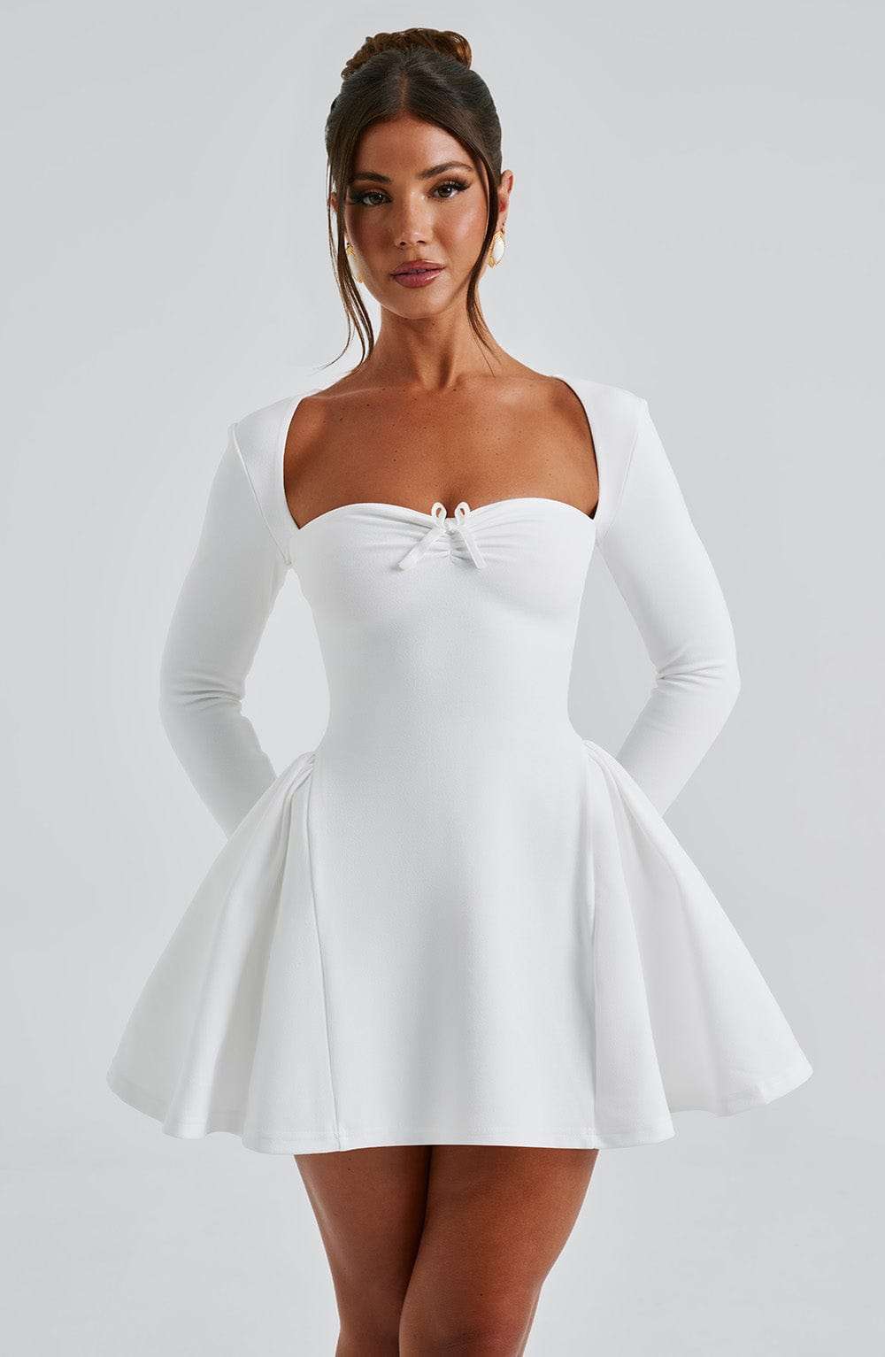 Megan Mini Dress - Ivory Ryvelle