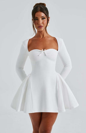 Megan Mini Dress - Ivory Ryvelle